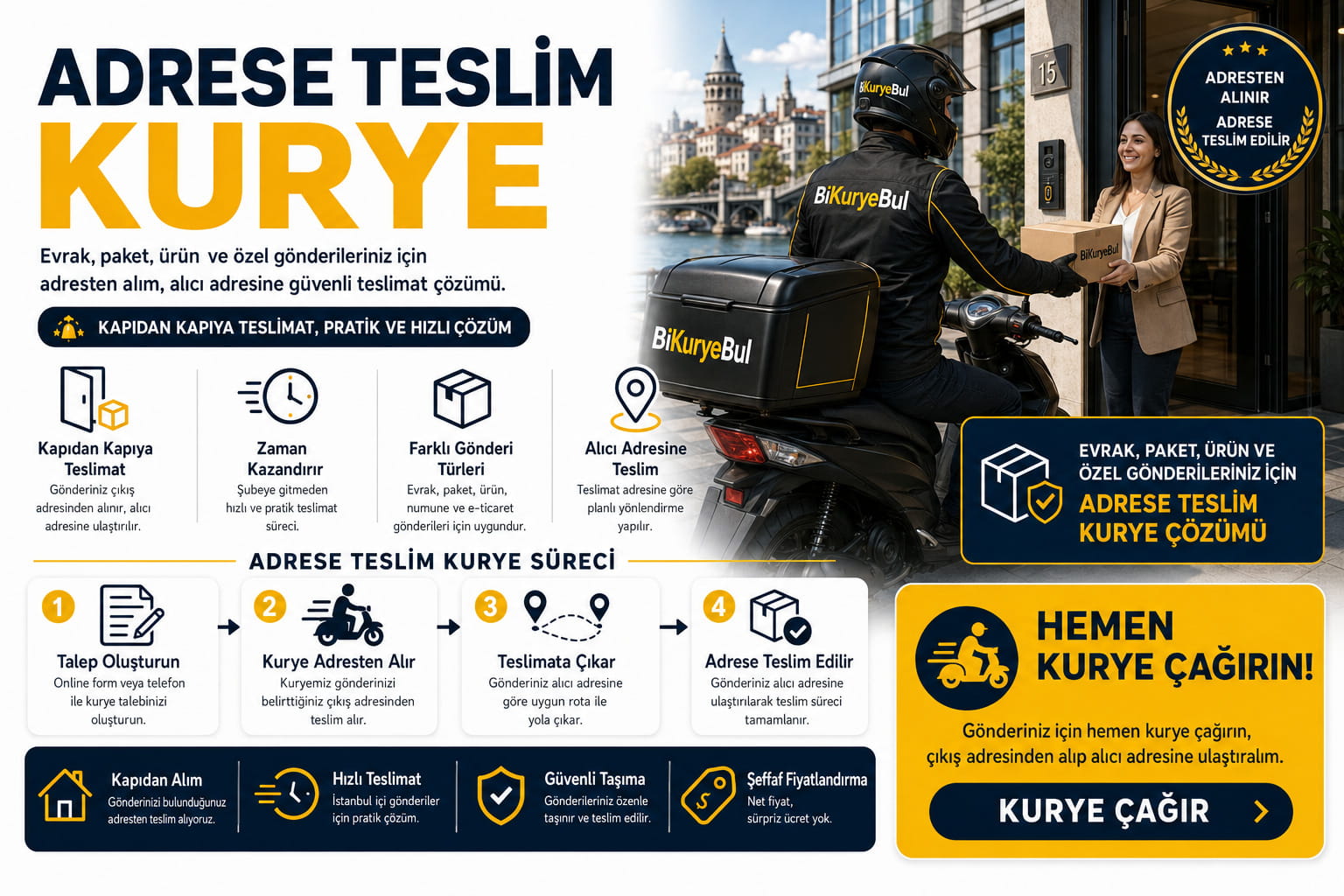 Adrese Teslim Kurye Hizmeti
